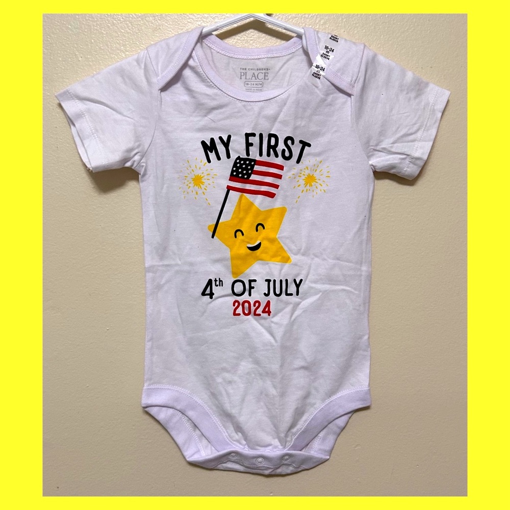 The Children's Place White Button Up Onesie!